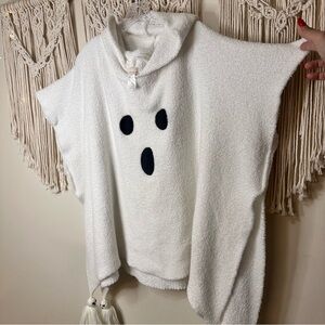 Cozy White Ghost Poncho